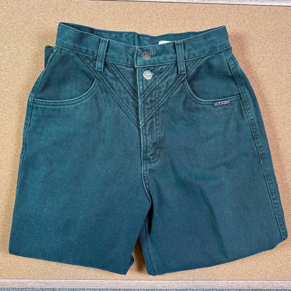 Rockies Women's High Rise Jeans - Dark Green